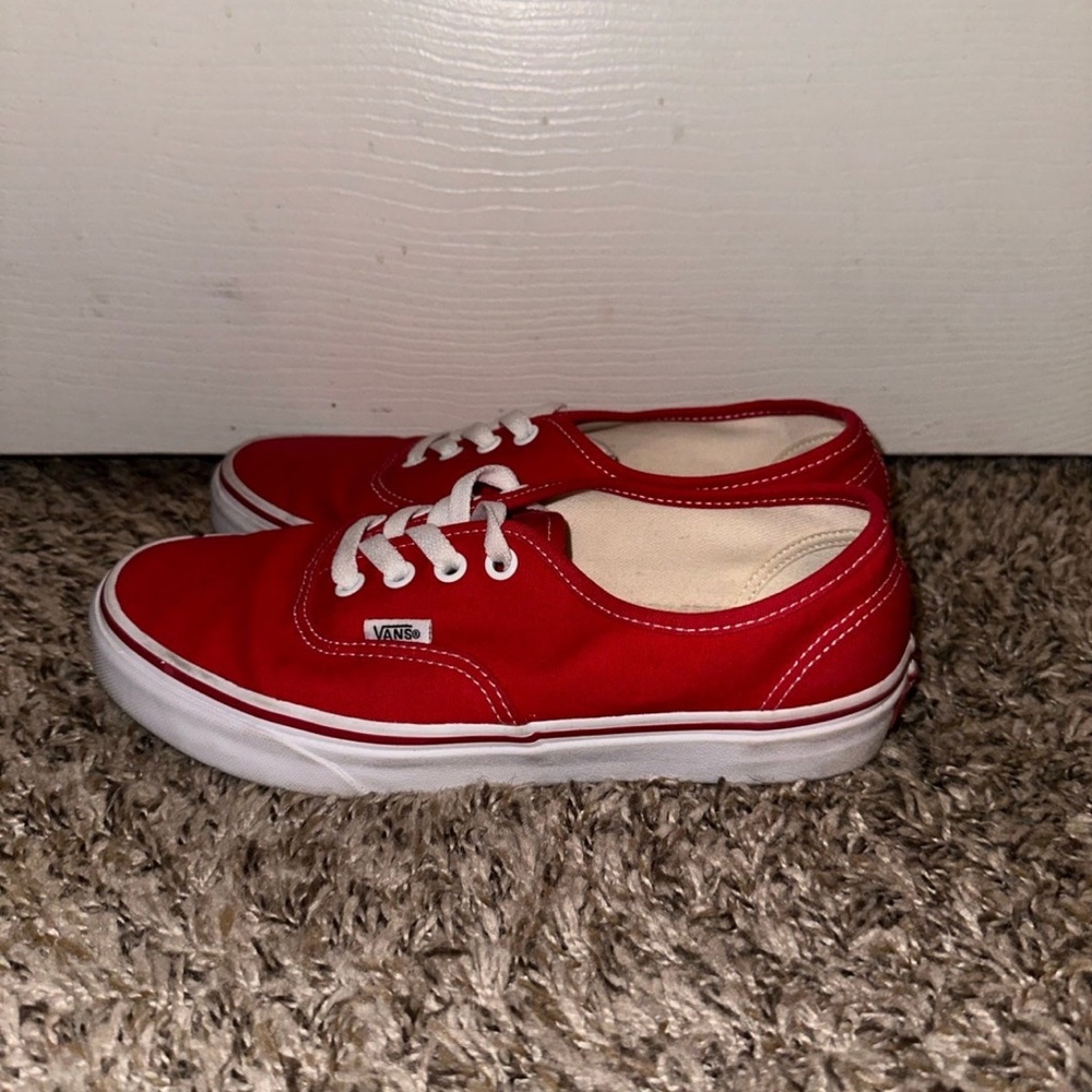 Red Vans - Picture 2 of 4